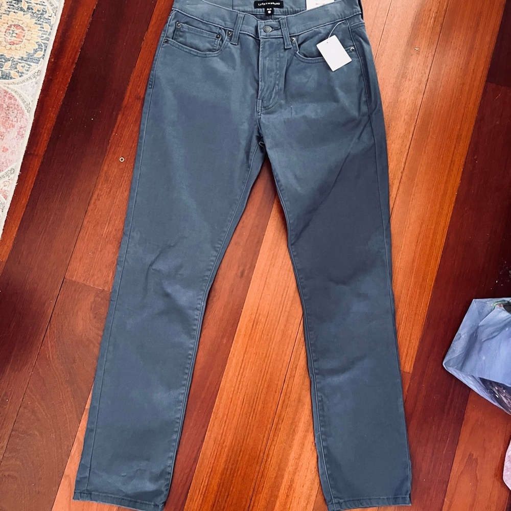 Lucky Brand Men's Chinos in Slate Blue